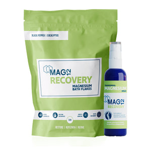 Recovery Magnesium Bath Flakes and Spray Bundle
